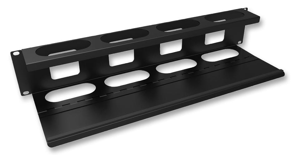 HAMMOND Cable Organizers PCMDD19003BK1 CABLE TIDY, 2U, HINGED HAMMOND 2321301 PCMDD19003BK1