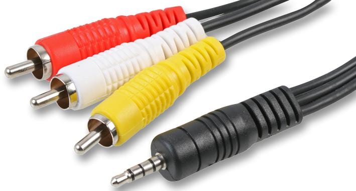 PRO SIGNAL Audio & Video PSG03066 LEAD 4 POLE 3.5MM PLUG TO 3X PHONO 0.5M PRO SIGNAL 3400241 PSG03066