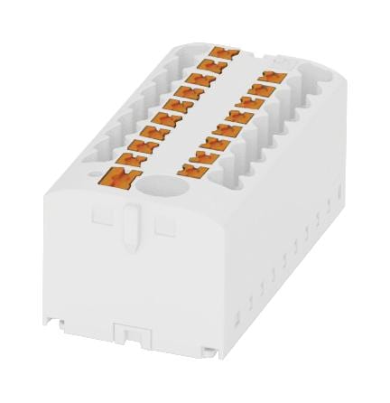 PHOENIX CONTACT Power Distribution Blocks PTFIX 6/12X2,5 WH TB, POWER DISTRIBUTION, 13POLE, 12 AWG PHOENIX CONTACT 2850271 PTFIX 6/12X2,5 WH