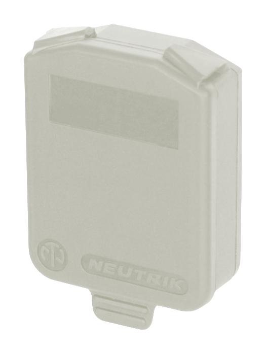 NEUTRIK Accessories SCDX-9-WHITE HINGED SEALING COVER, D-SIZE CONN, WHITE NEUTRIK 2749552 SCDX-9-WHITE