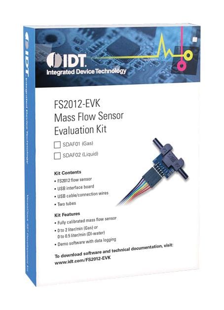 RENESAS Sensing SDAF02 EVALUATION KIT, LIQUID FLOW SENSOR RENESAS 2858843 SDAF02