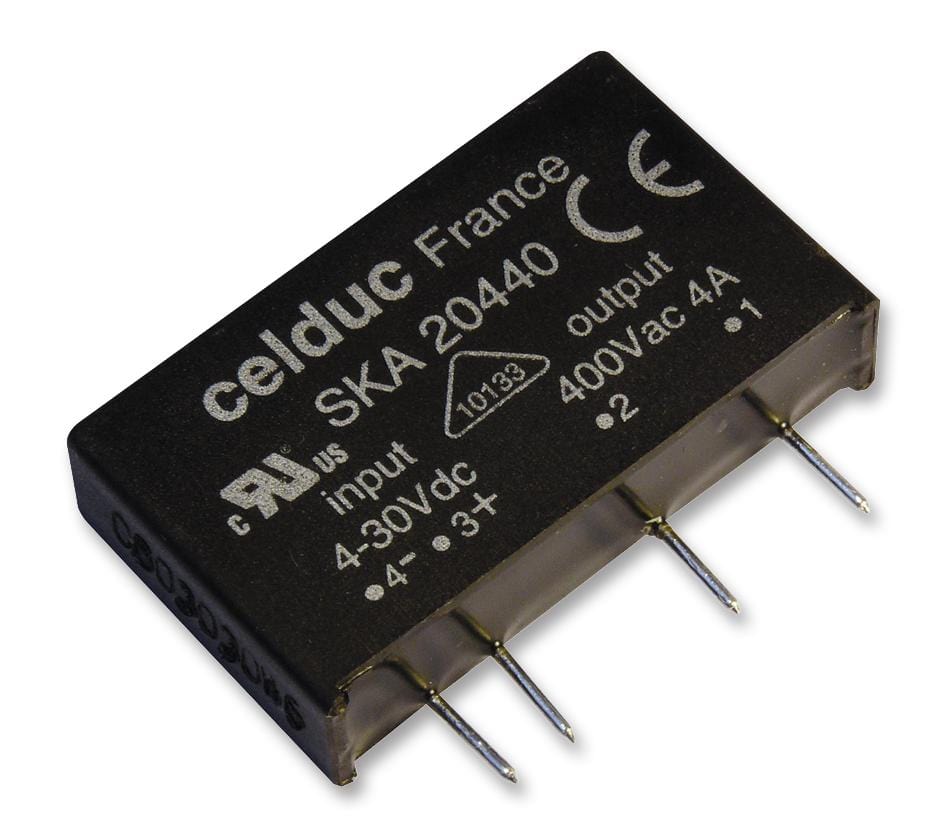 CELDUC Solid State Relays SKA20440 SSR, 4-30V, 4A CELDUC 2251793 SKA20440