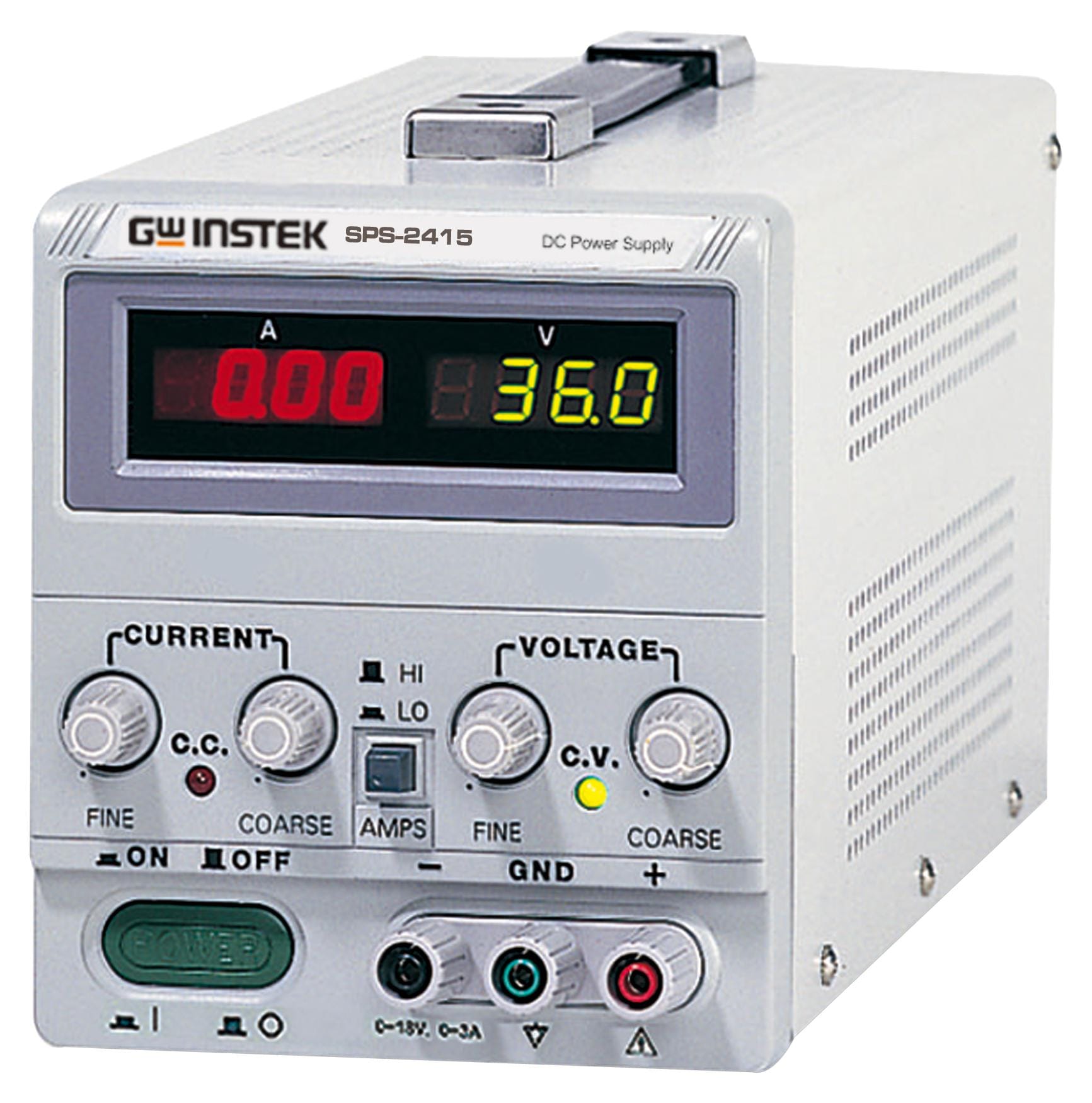 GW INSTEK Bench Top Power Supplies SPS-2415 POWER SUPPLY, 1 O/P, 15A, 24V, ADJ GW INSTEK 2748529 SPS-2415