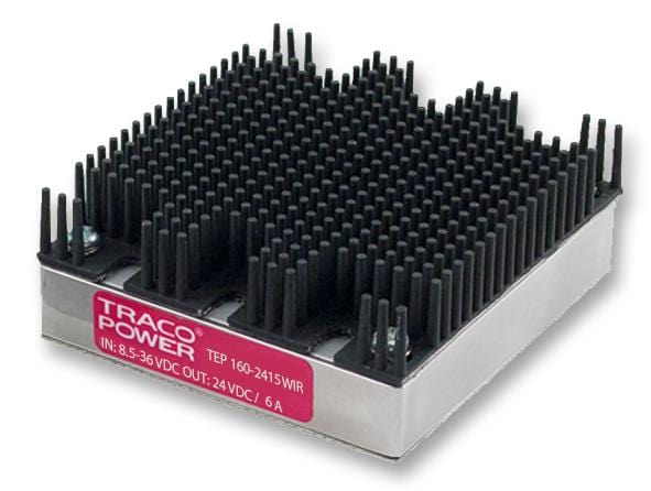 TRACO POWER Modules / DIN Rail / Front End TEP 160-2418WIR DC/DC CONVERTER, 1 O/P, 3A, 48V TRACO POWER 2280104 TEP 160-2418WIR