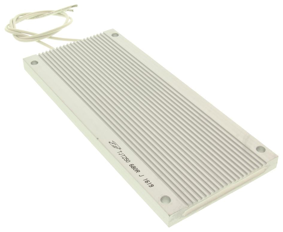 TE CONNECTIVITY Panel / Chassis Mount Resistors TJT250680RJ RESISTOR, 680R, 5%, 250W, WIRE LEADED TE CONNECTIVITY 2532164 TJT250680RJ