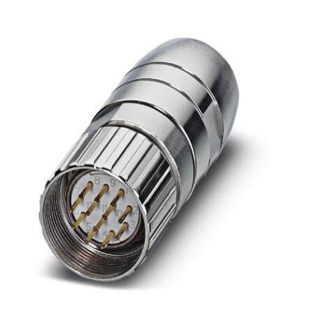 PHOENIX CONTACT Industrial Circular UC-63P1N1280DU CIRCULAR CONNECTOR, PLUG, 9POS, CABLE PHOENIX CONTACT 3261182 UC-63P1N1280DU