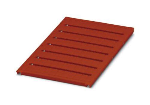 PHOENIX CONTACT Terminal Block Markers UC-TM 6 RD MARKER SHEET, BLANK, 6.2MM, RED, TB PHOENIX CONTACT 3242815 UC-TM 6 RD