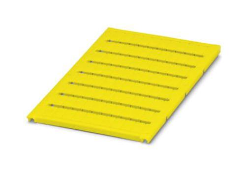 PHOENIX CONTACT Terminal Block Markers UC-TM 6 YE MARKER SHEET, BLANK, 6.2MM, YELLOW, TB PHOENIX CONTACT 3242816 UC-TM 6 YE