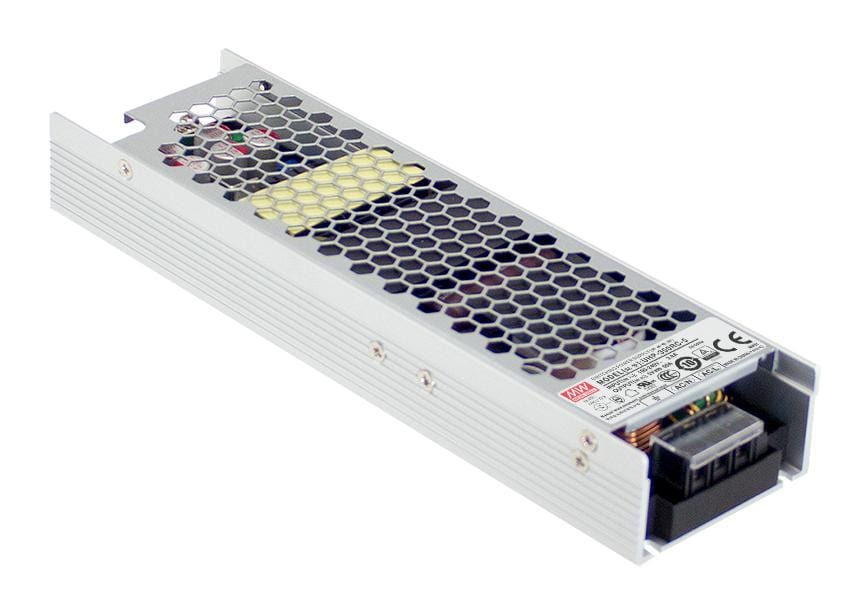 MEAN WELL Enclosed - Single Output UHP-350R-55 POWER SUPPLY, AC-DC, 55V, 6.3A MEAN WELL 3582229 UHP-350R-55