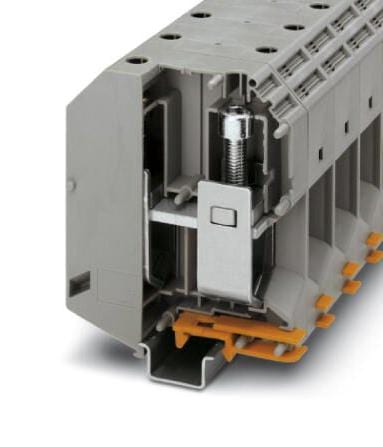 PHOENIX CONTACT DIN Rail Mount UKH 240 DINRAIL TERMINAL BLOCK, 2WAY, GRY PHOENIX CONTACT 3241187 UKH 240
