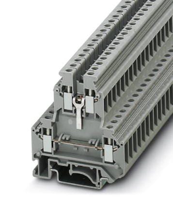 PHOENIX CONTACT DIN Rail Mount UKK 5-BE DIN RAIL TB, COMPONENT, 4WAY, 12AWG PHOENIX CONTACT 3241211 UKK 5-BE