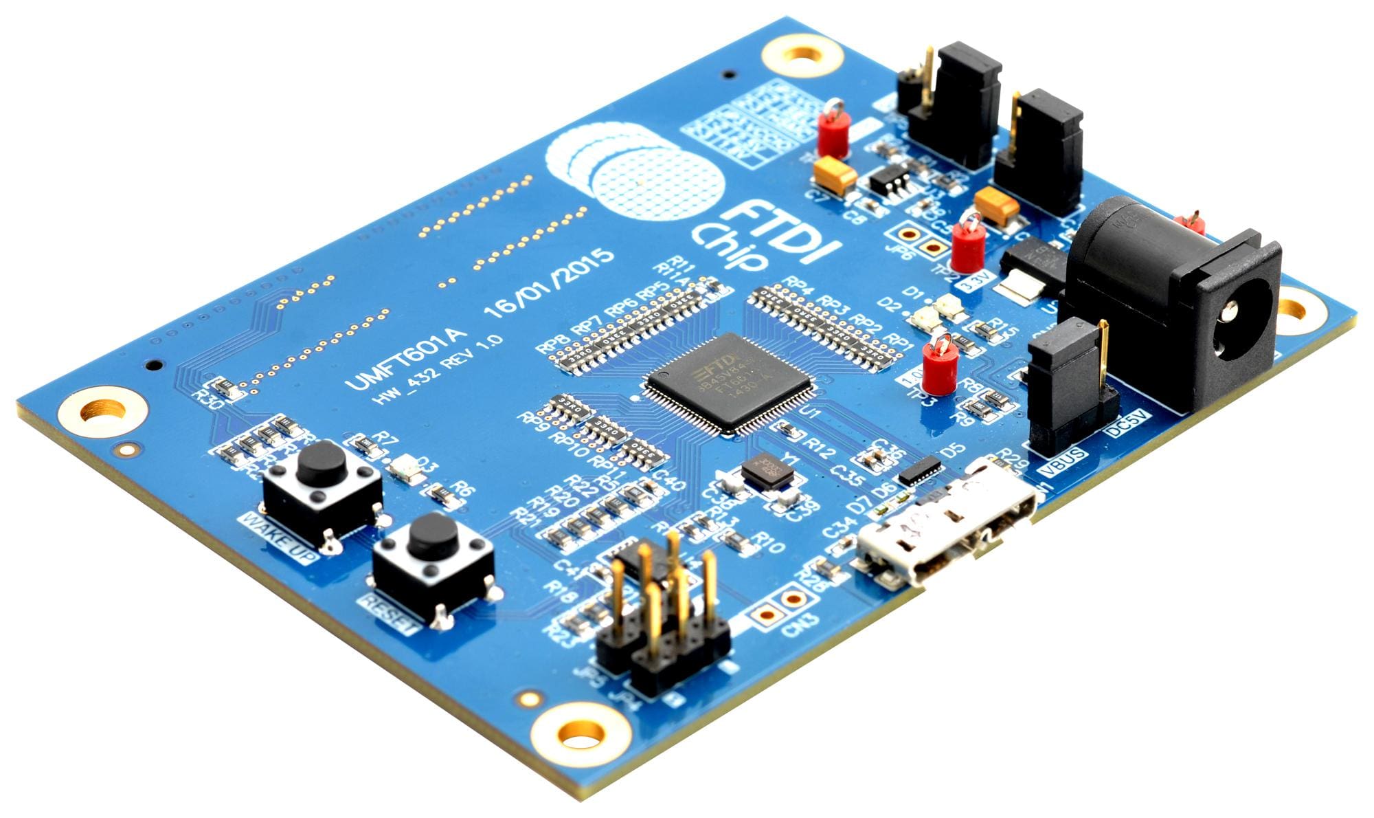 FTDI Interface / Communications UMFT601A-B EVAL BOARD, 32BIT FIFO TO USB 3.0 BRIDGE FTDI 2748202 UMFT601A-B