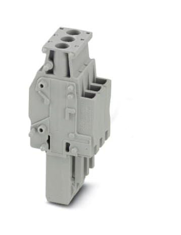 PHOENIX CONTACT Pluggable UPBV 2,5/ 3 TERMINAL BLOCK, PLUGGABLE, 3WAY, GREY PHOENIX CONTACT 3239419 UPBV 2,5/ 3