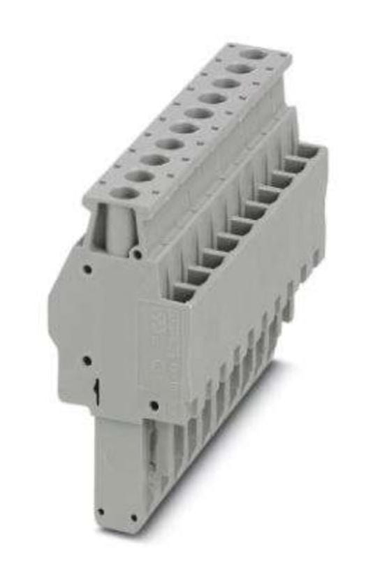 PHOENIX CONTACT Pluggable UPBV 4/10 TERMINAL BLOCK, PLUGGABLE, 10WAY, GREY PHOENIX CONTACT 3239444 UPBV 4/10