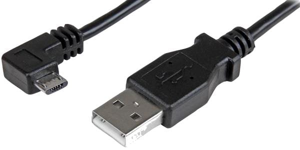 STARTECH USB Cables USBAUB1MRA LEAD, USB2.0 A- RIGHT ANGLE MICRO B, 1M STARTECH 3403022 USBAUB1MRA