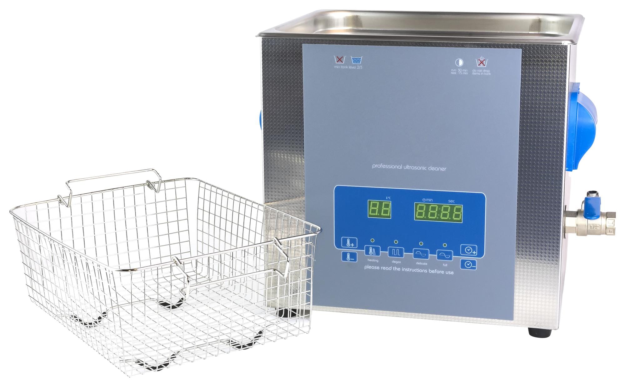 SHESTO Ultrasonic UT8091/EUK ULTRASONIC CLEANING TANK, 9L, 40KHZ SHESTO 2759028 UT8091/EUK