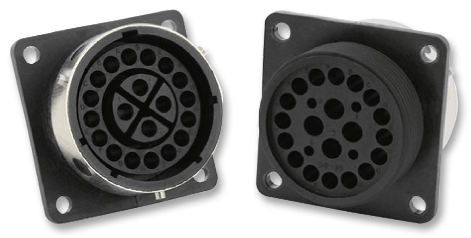 SOURIAU-SUNBANK / EATON Industrial Circular UTG02020S CONNECTOR, CIRCULAR, RCPT, 20POS, PANEL SOURIAU-SUNBANK / EATON 2381472 UTG02020S