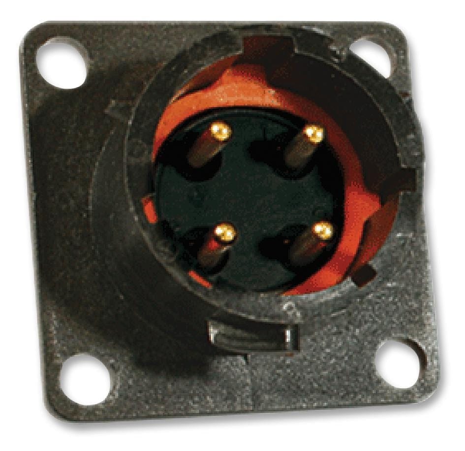 SOURIAU-SUNBANK / EATON Industrial Circular UTS0124P CONNECTOR, CIRCULAR, RCPT, 4POS, PANEL SOURIAU-SUNBANK / EATON 2381481 UTS0124P