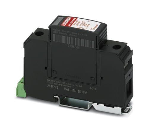 PHOENIX CONTACT Data Line / Mains Surge Protectors VAL-MS 230/FM SURGE PROTECTOR, 40KA, 230V PHOENIX CONTACT 3252733 VAL-MS 230/FM