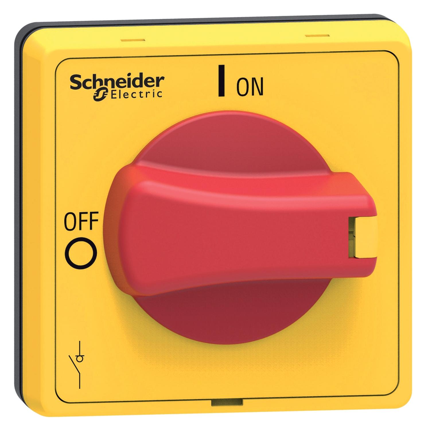 SCHNEIDER ELECTRIC Actuators VLSH4S5R ROTARY HANDLE, DISCONNECT SWITCH, RED SCHNEIDER ELECTRIC 3406323 VLSH4S5R