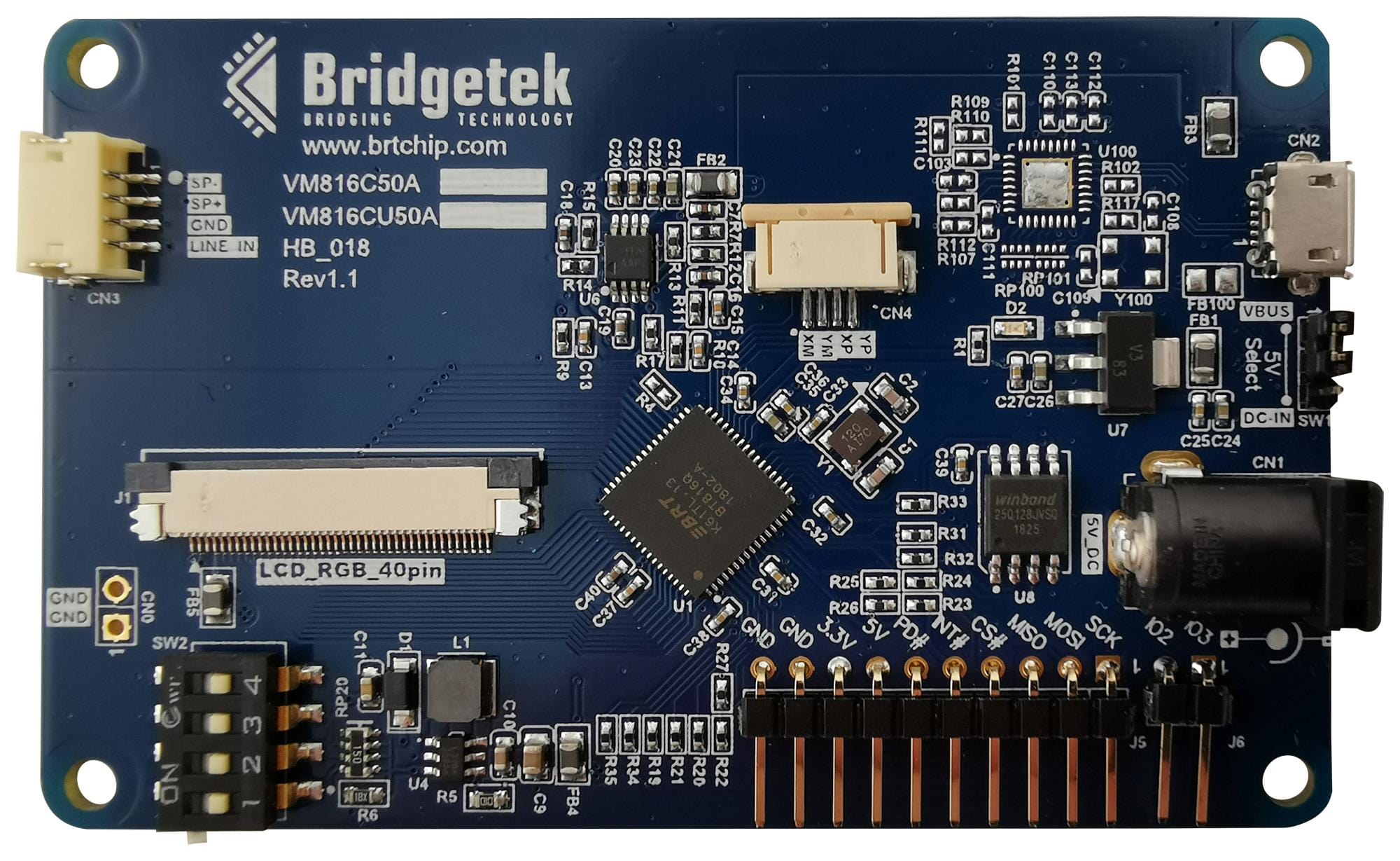 BRIDGETEK Audio / Video VM816C50A-D CREDIT CARD BOARD, EMBEDDED VIDEO ENGINE BRIDGETEK 2931598 VM816C50A-D