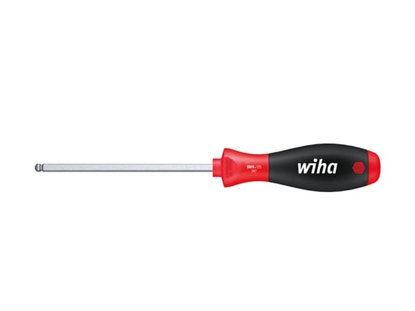 WH26328 Wiha Schroevendraaier SoftFinish Zeskantkogelkop met zeskantschacht (26328) 3 x 100 mm