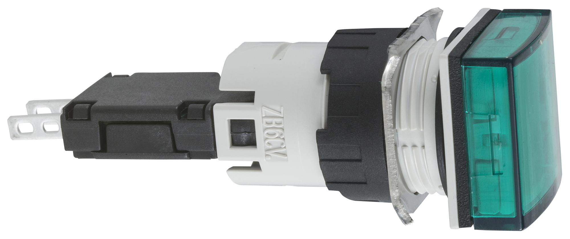 SCHNEIDER ELECTRIC Panel Indicators XB6CV3BB LED PANEL INDICATOR, 16MM, GRN, 24V SCHNEIDER ELECTRIC 3111033 XB6CV3BB