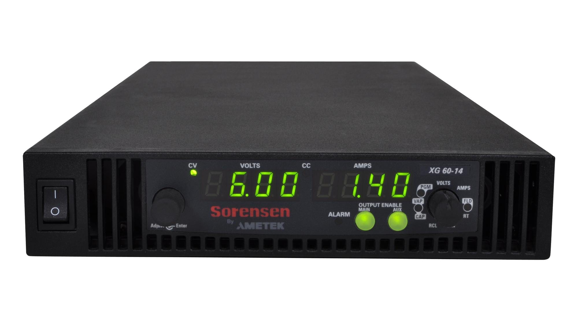 AMETEK PROGRAMMABLE POWER Bench Top Power Supplies XG 60-14R POWER SUPPLY, PROG, 14A, 60V, 850W AMETEK PROGRAMMABLE POWER 3295120 XG 60-14R