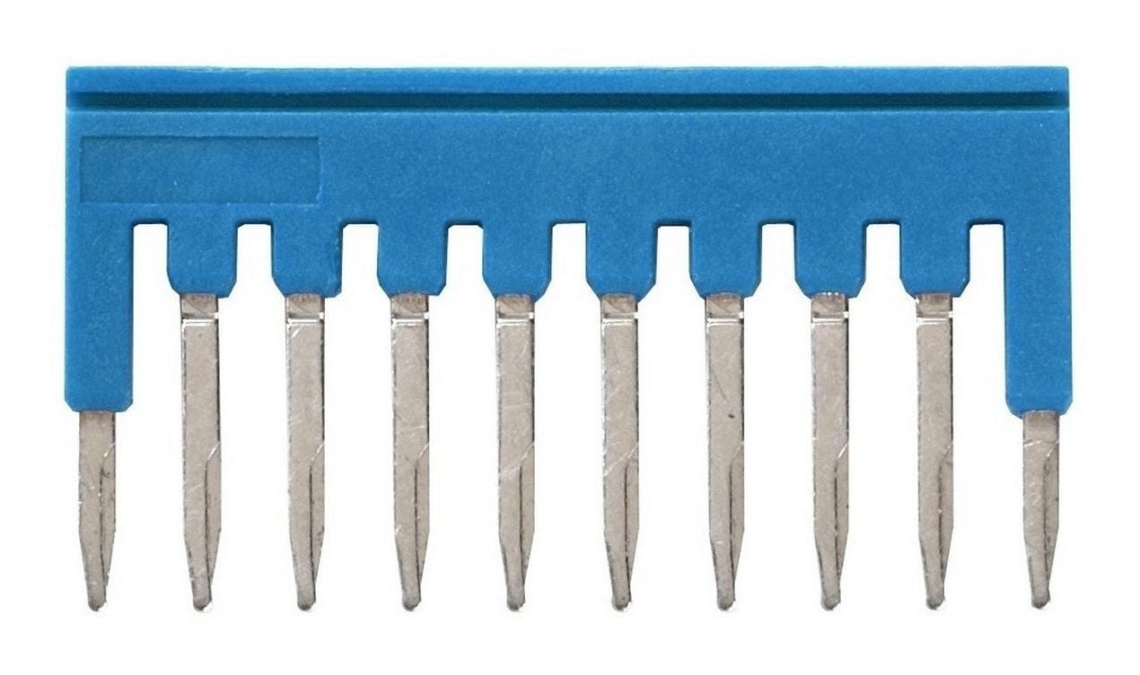 OMRON Terminal Block Accessories XW5S-P1.5-10BL SHORT BAR, 10POLE, 3.5MM, BLUE OMRON 3441102 XW5S-P1.5-10BL