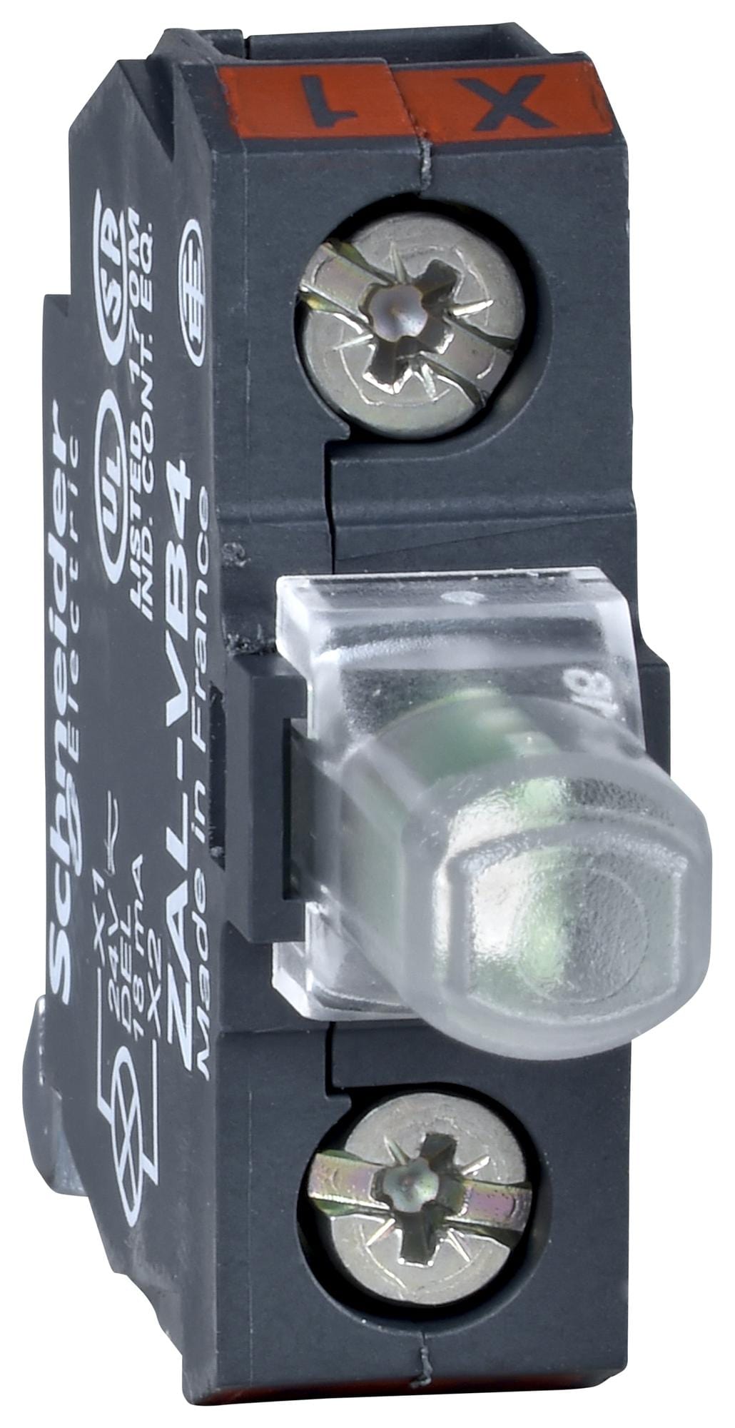 SCHNEIDER ELECTRIC Lamps ZALVG1 LIGHT BLOCK, CONT & SIGNLING UNIT, WHT SCHNEIDER ELECTRIC 3114973 ZALVG1