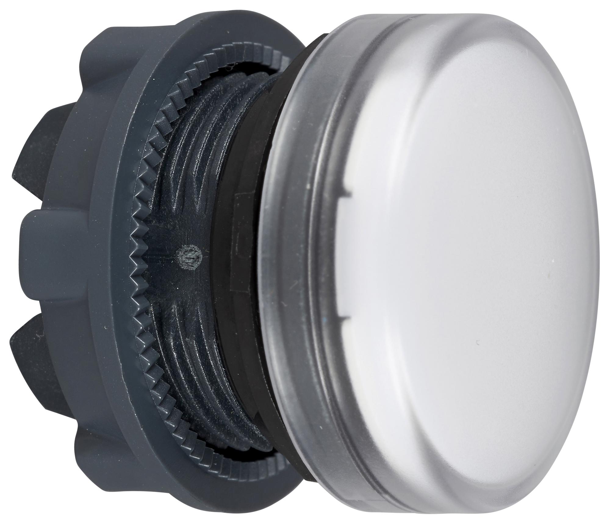 SCHNEIDER ELECTRIC Indicator Lenses ZB5AV01 PILOT LIGHT HEAD, WHITE, ROUND, 22MM SCHNEIDER ELECTRIC 3115334 ZB5AV01