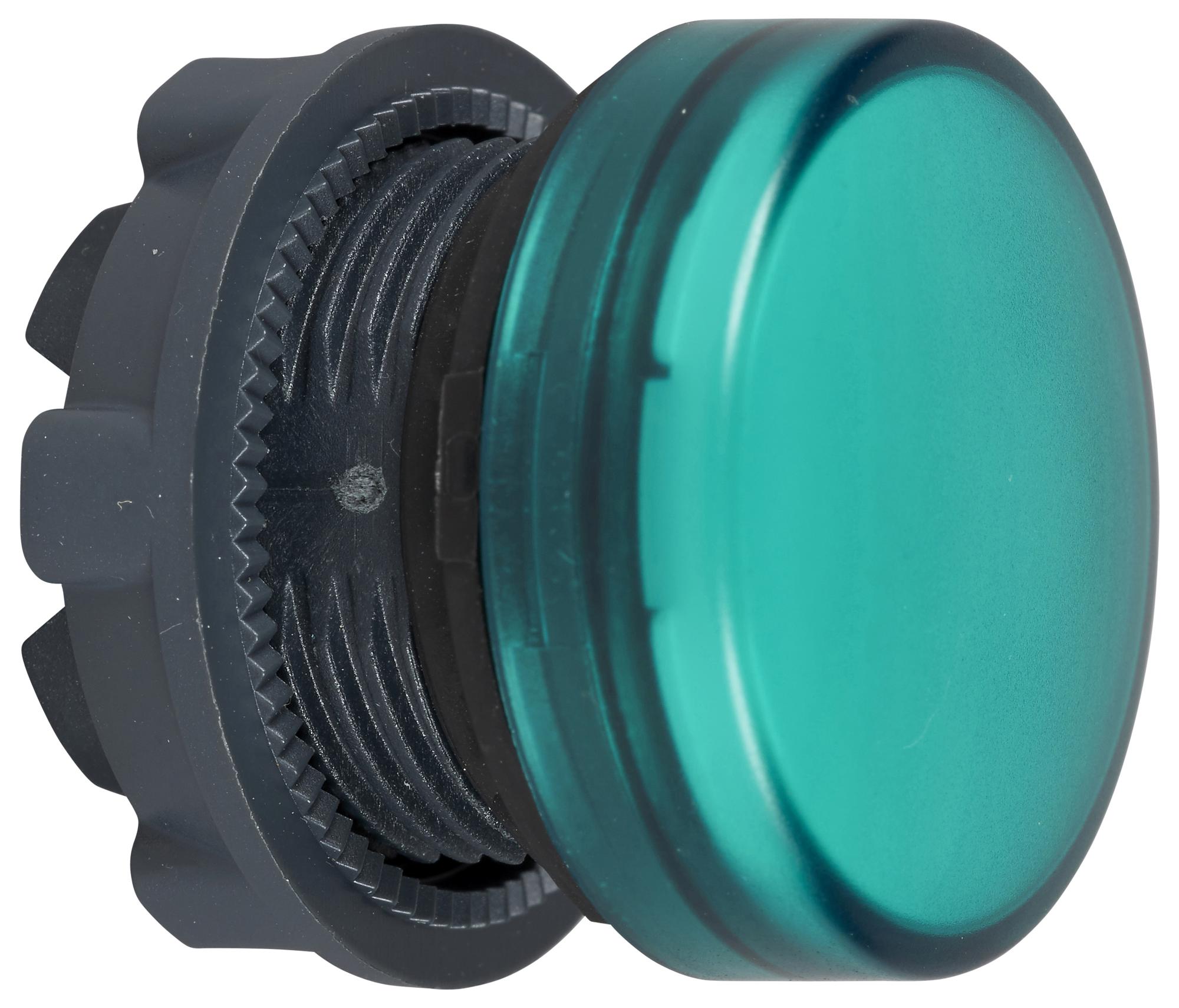 SCHNEIDER ELECTRIC Indicator Lenses ZB5AV033E PILOT LIGHT HEAD, GREEN, ROUND, 22MM SCHNEIDER ELECTRIC 3115338 ZB5AV033E