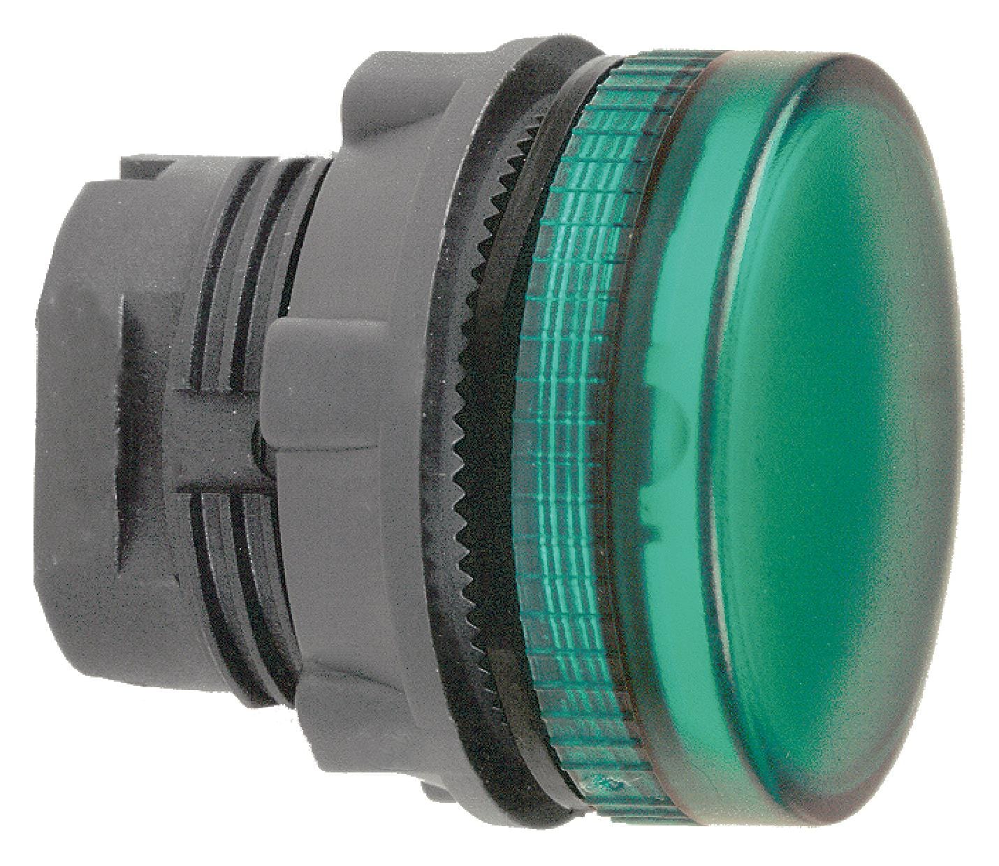 SCHNEIDER ELECTRIC Indicator Lenses ZB5AV033S PILOT LIGHT HEAD, GREEN, ROUND, 22MM SCHNEIDER ELECTRIC 3115339 ZB5AV033S