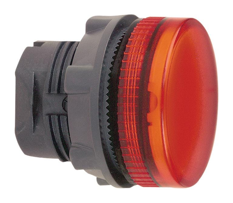 SCHNEIDER ELECTRIC Indicator Lenses ZB5AV04 PILOT LIGHT HEAD, 22MM, RED SCHNEIDER ELECTRIC 2614657 ZB5AV04