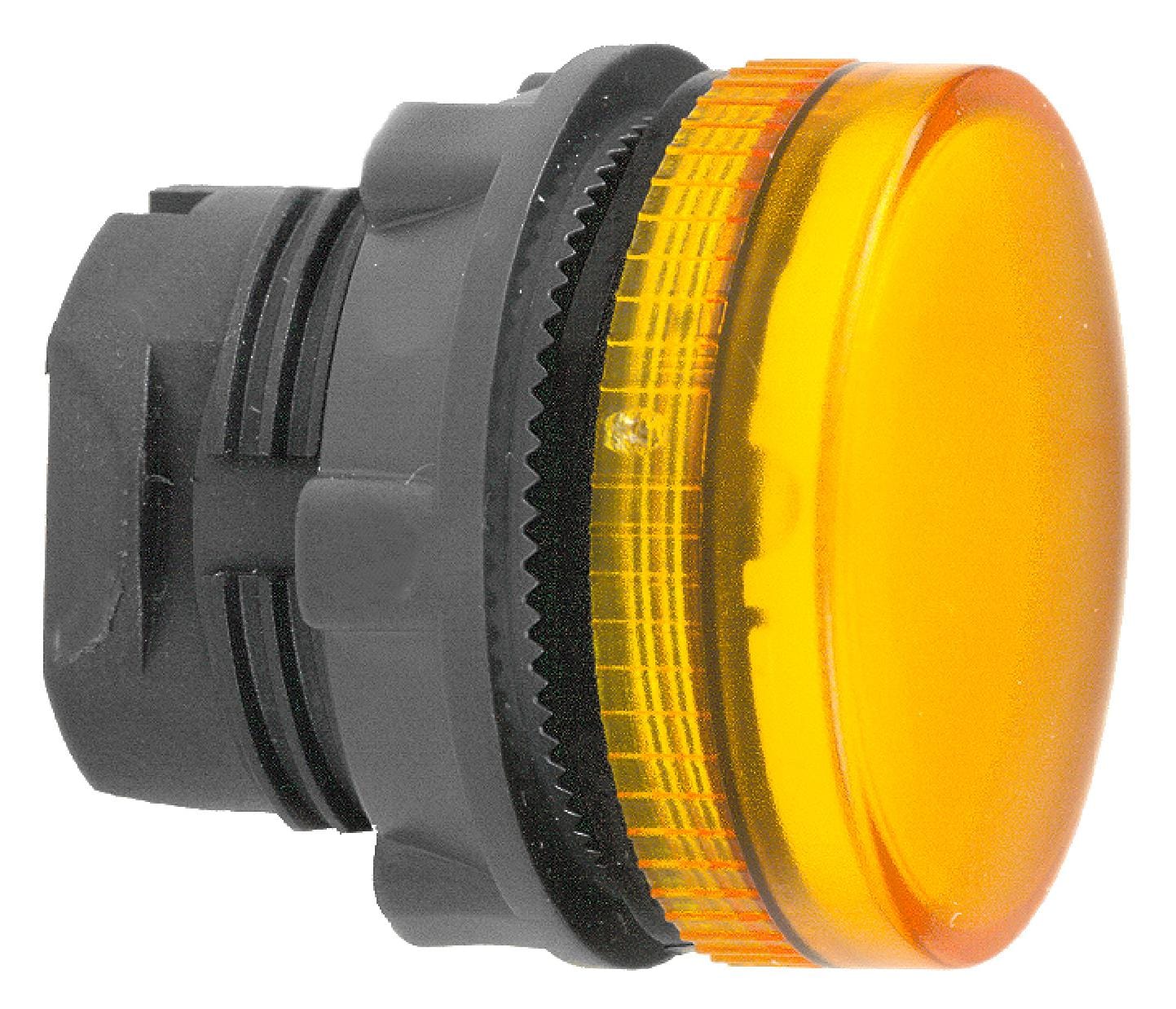 SCHNEIDER ELECTRIC Indicator Lenses ZB5AV053S PILOT LIGHT HEAD, YELLOW, ROUND, 22MM SCHNEIDER ELECTRIC 3115344 ZB5AV053S