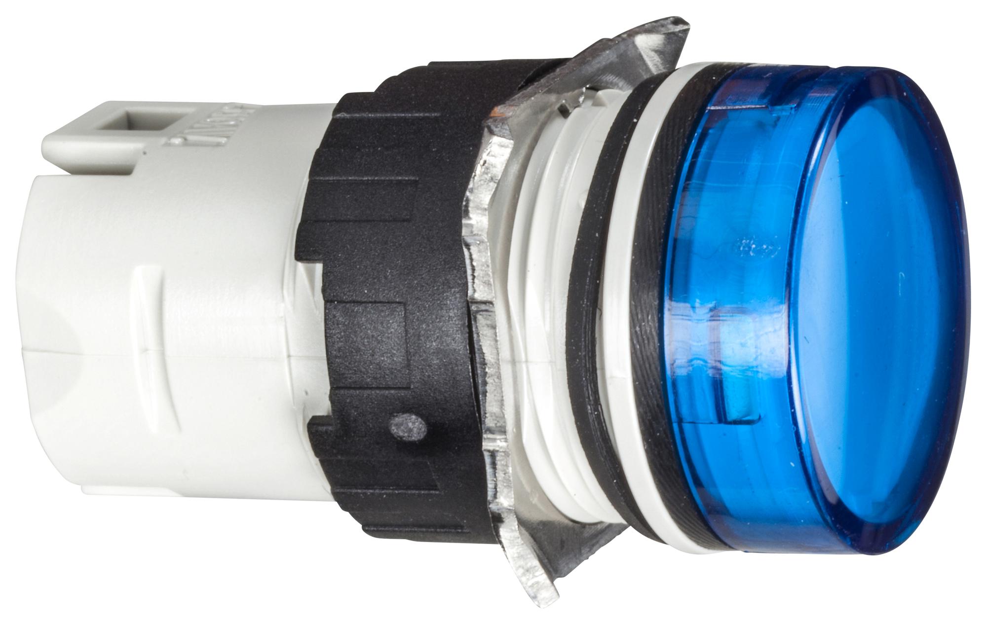 SCHNEIDER ELECTRIC Indicator Lenses ZB6AV6 PILOT LIGHT HEAD, BLUE, ROUND, 16MM SCHNEIDER ELECTRIC 3115358 ZB6AV6