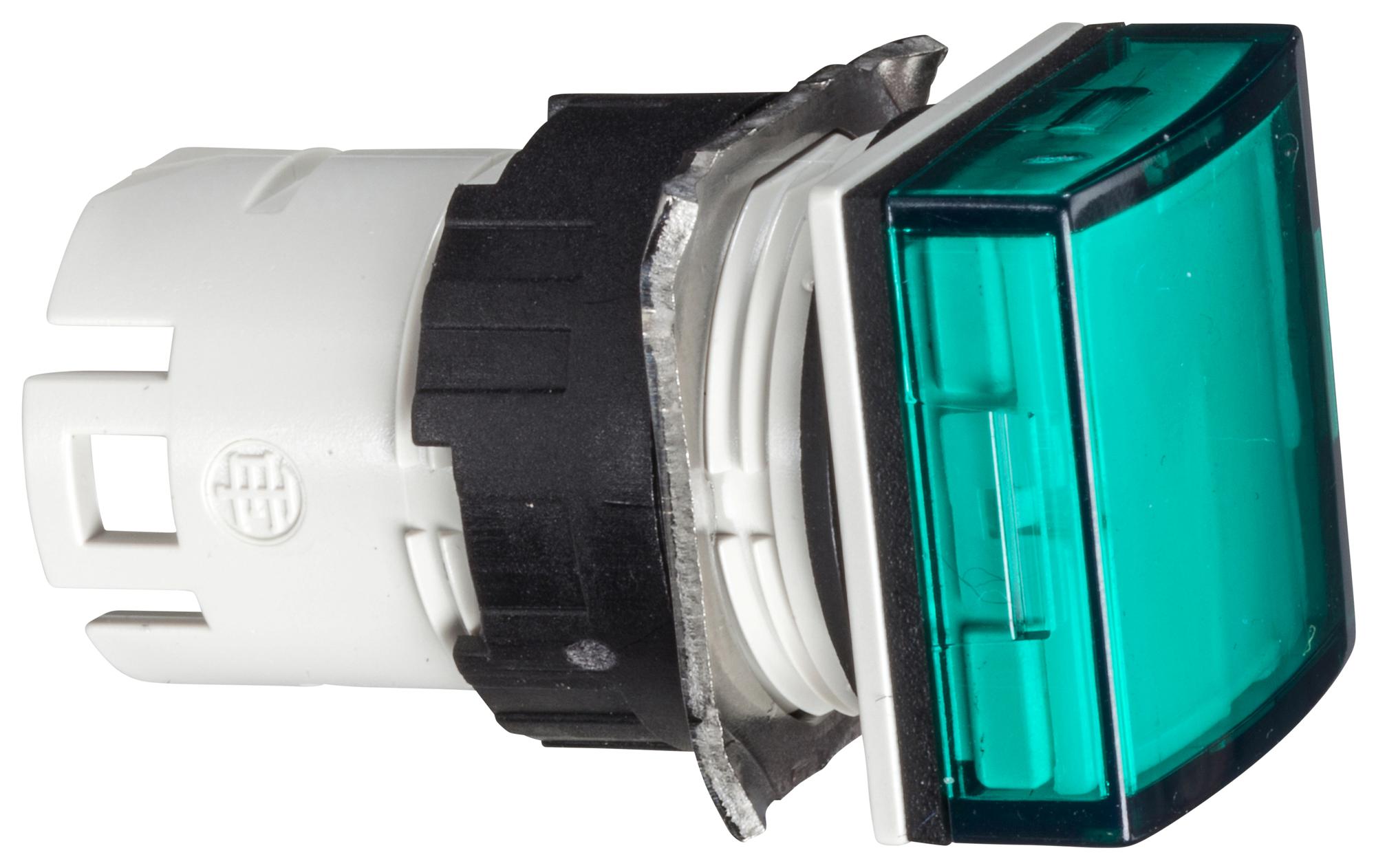 SCHNEIDER ELECTRIC Indicator Lenses ZB6CV3 PILOT LIGHT HEAD, GREEN, SQUARE, 16MM SCHNEIDER ELECTRIC 3115360 ZB6CV3