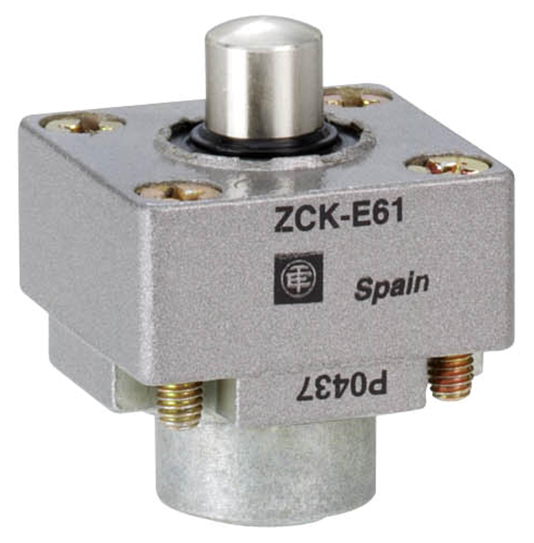 SCHNEIDER ELECTRIC Actuators ZCKE61 ACTUATOR, LIMIT SWITCH, END PLUNGER SCHNEIDER ELECTRIC 3114400 ZCKE61