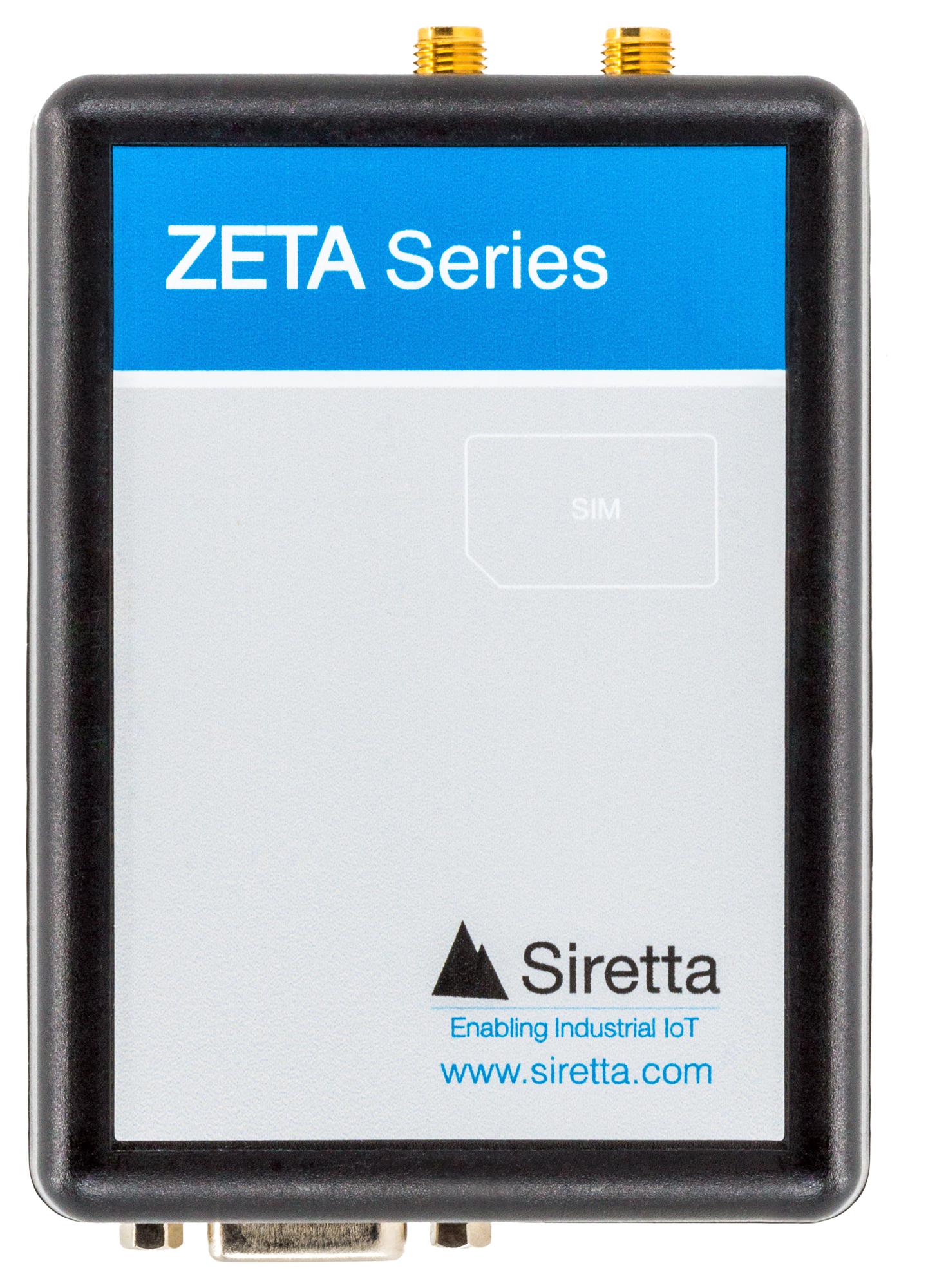 SIRETTA GSM - GPRS - CDMA - HSPA ZETA-GEP-LTE4 (EU) INDUSTRIAL MODEM, 4G / LTE, 2.6GHZ, 1CH SIRETTA 3860914 ZETA-GEP-LTE4 (EU)