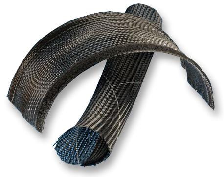 ALPHA WIRE Sleeving ZIPGRP7/8 BK008 SLEEVING, BRAID, BLK, 19.1MM, 7.6M ALPHA WIRE 1747027 ZIPGRP7/8 BK008