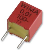 FKP2C013301D00JSSD - General Purpose Film Capacitor, Film / Foil PP, Radial Box - 2 Pin, 3300 pF, ± 5%, 40 V, 63 V - WIMA