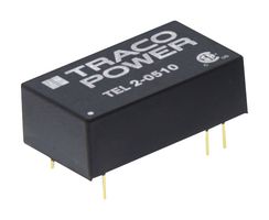 TEL 2-1212 - Isolated Through Hole DC/DC Converter, ITE, 2:1, 2 W, 1 Output, 12 V, 167 mA - TRACO POWER