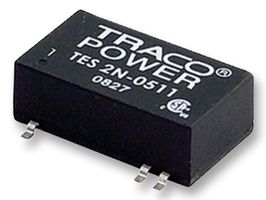 TES 2N-0511 - Isolated Surface Mount DC/DC Converter, ITE, 2:1, 2 W, 1 Output, 5 V, 400 mA - TRACO POWER
