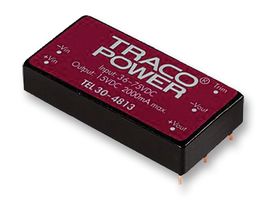 TEL 30-2411 - Isolated Through Hole DC/DC Converter, ITE, 2:1, 30 W, 1 Output, 5.1 V, 5 A - TRACO POWER