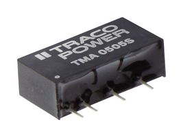 TMA 1212S - Isolated Through Hole DC/DC Converter, ITE, 1:1, 1 W, 1 Output, 12 V, 80 mA - TRACO POWER