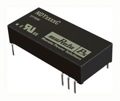 NDY0505C - Isolated Through Hole DC/DC Converter, Low Profile, ITE, 2:1, 3 W, 1 Output, 5 V, 600 mA - MURATA POWER SOLUTIONS