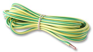 60.7014-001-20 25M - Wire, Stranded, Potential Equalisation Medical, PVC, Green, Yellow, 12 AWG, 4 mm², 82 ft, 25 m - STAUBLI