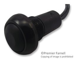 IPR3FAD2 - Industrial Pushbutton Switch, IP, 13.6 mm, SPST-NO, Momentary, Round, Black - APEM