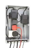 WP401 - Switched Socket, Electrical, Outdoor, 4 Gang - TIMEGUARD
