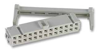 09 18 516 7813 - IDC Connector, With Strain Relief, IDC Receptacle, Female, 2.54 mm, 2 Row, 16 Contacts, Cable Mount - HARTING